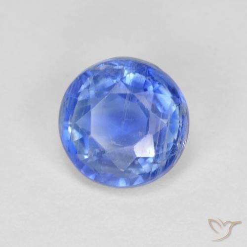 Dianita azul marinho claro Natural 1.41ct, Redondo, VS-SI