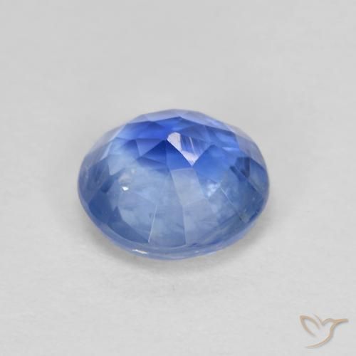 Dianita azul marinho claro Natural 1.41ct, Redondo, VS-SI
