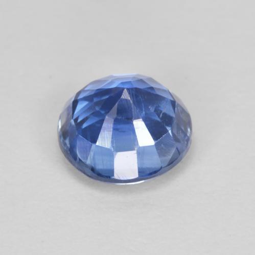 Cianita azul natural 1,18ct, corte redondo, VS-SI