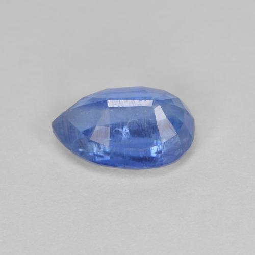 Cianita azul natural 0,94ct, formato de pêra, SI