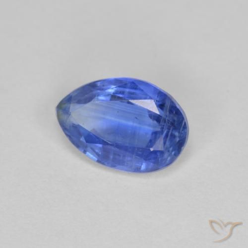 Dianita Azul marinho médio Natural 0.81ct, Formato de pêra, SI