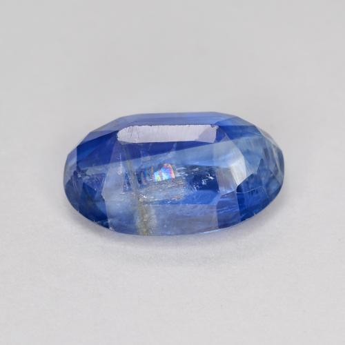 Cianita azul natural 3,79ct, corte oval, VS-SI