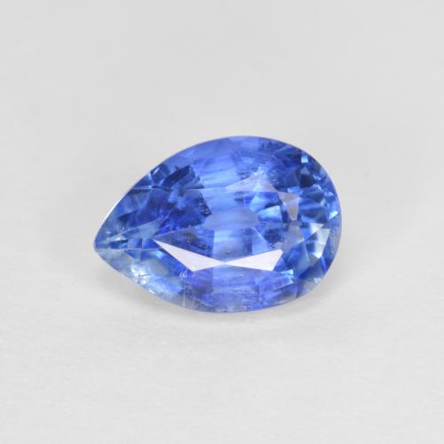 Dianita Azul Azure Profundo Natural 0.90ct, Formato de pêra, VS