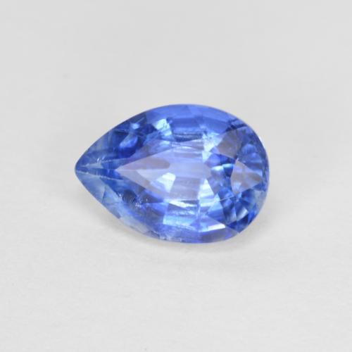 Dianita Azul Azure Profundo Natural 0.90ct, Formato de pêra, VS