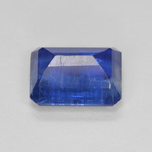 Cianita azul natural 2,87ct, corte esmeralda, SI