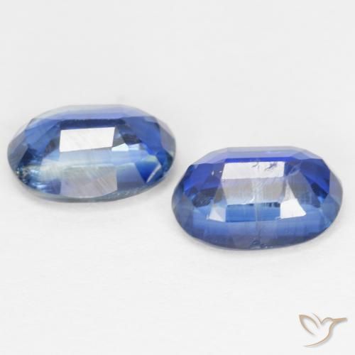 Pedras preciosas de Dianita azul egípcio natural de 2.08 ct, oval, SI