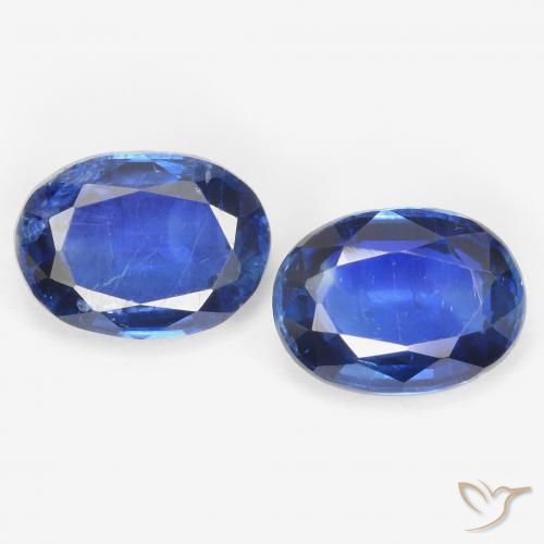 1.99ctw Natural Azul profundo Dianita, oval, SI