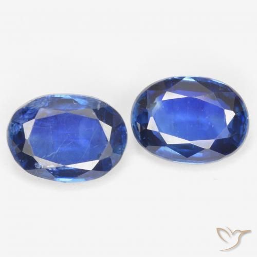 Pedras preciosas de Dianita Azul profundo natural de 1.99 ct, oval, SI