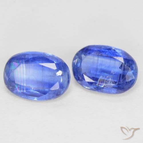 Pedras preciosas de Dianita azul marinho claro natural de 2.07 ct, oval, SI