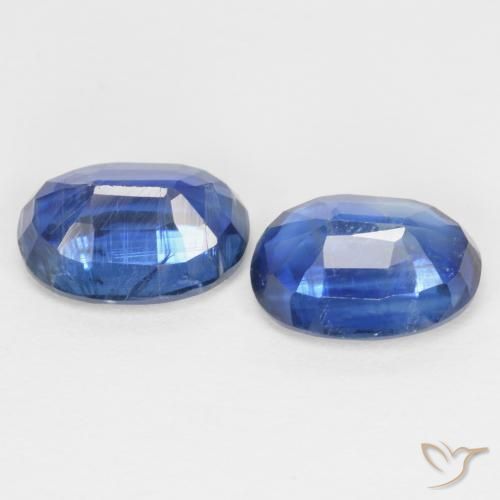 Pedras preciosas de Dianita Azul escuro natural de 2.11 ct, oval, SI