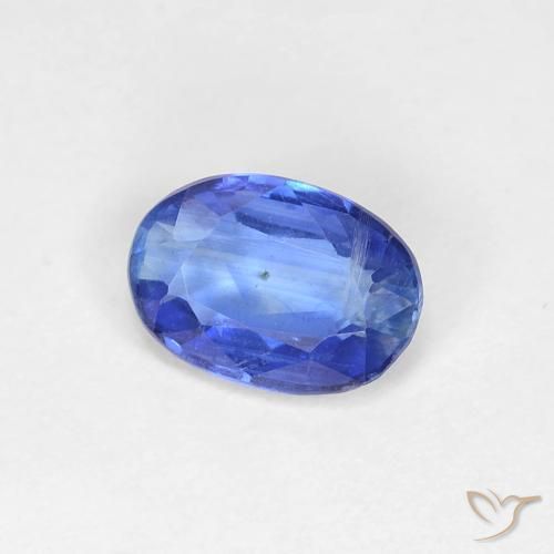 Dianita Azul marinho médio Natural 0.89ct, oval, VS