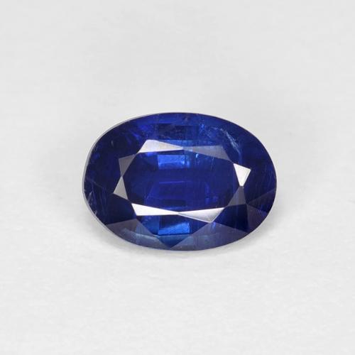 Cianita azul natural 0,98ct, corte oval, VS