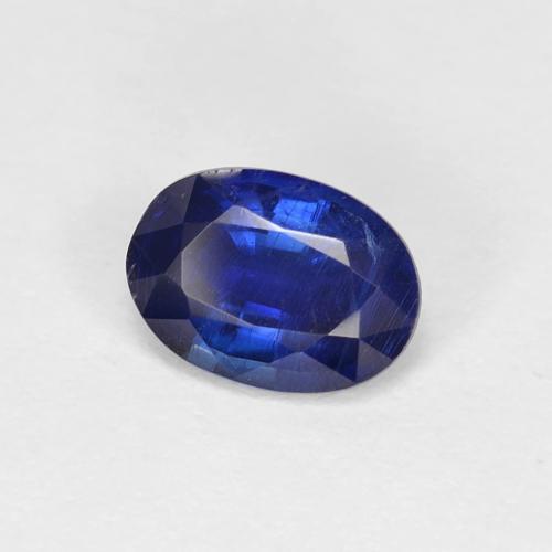 Cianita azul natural 0,98ct, corte oval, VS