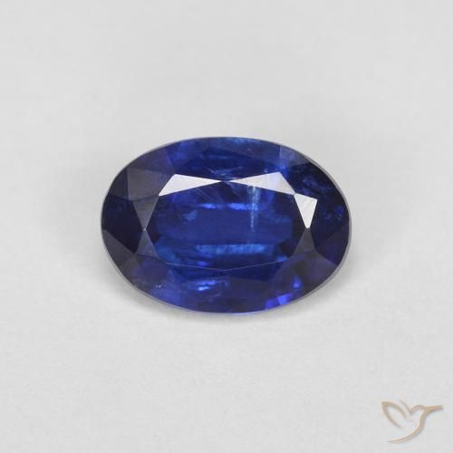 0.88ct Natural Azul marinho intenso Dianita, oval, VS-SI