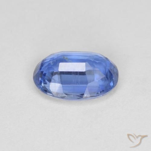 Dianita azul marinho claro Natural 0.89ct, oval, VS-SI