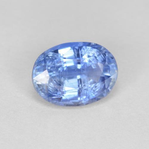 Cianita azul natural 1,07ct, corte oval, VS-SI