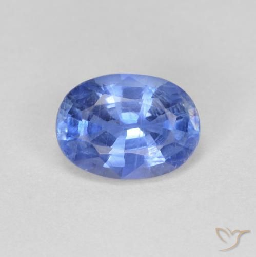 0.89ct Natural Azul claro Dianita, oval, VS