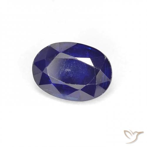 Dianita Azul escuro Natural 0.99ct, oval, VS