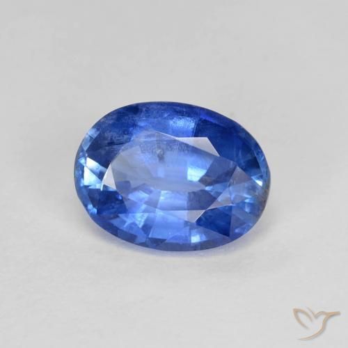Cianita azul natural 1,60ct, corte oval, VS-SI