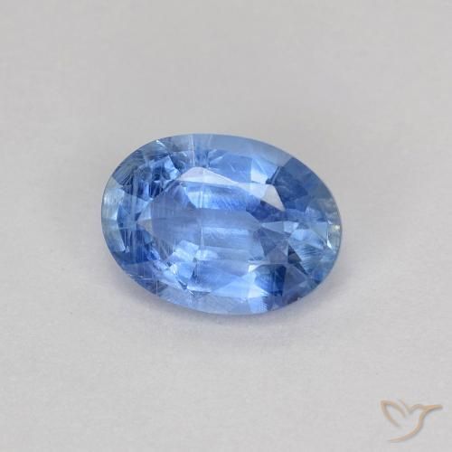 Dianita azul marinho claro Natural 1.06ct, oval, VS-SI