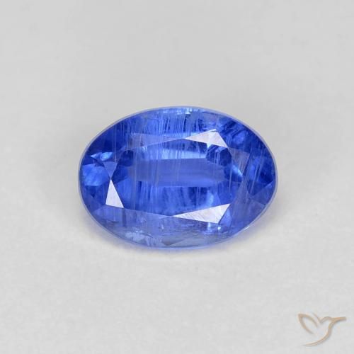1.14ct Natural Azul escuro Dianita, oval, VS-SI
