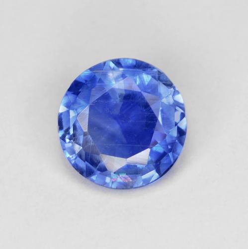 Cianita azul natural 1,00ct, corte redondo, VS-SI