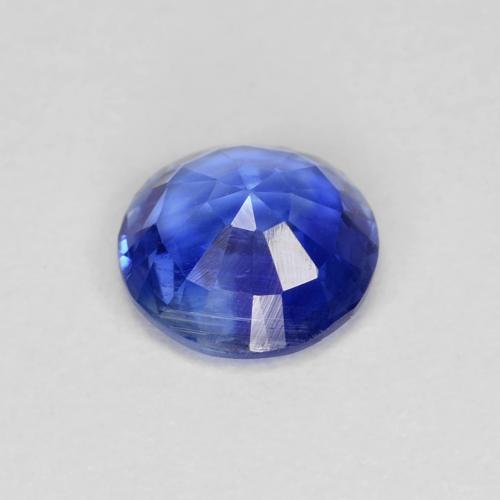 Cianita azul natural 1,00ct, corte redondo, VS-SI