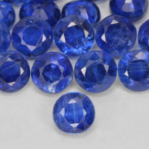 Dianita Azul-marinho Natural 0.41ct, Corte Redondo, VS-SI