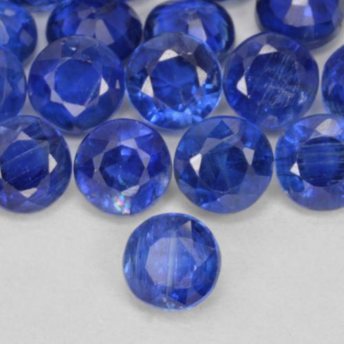 Dianita Azul-marinho Natural 0.41ct, Corte Redondo, VS-SI