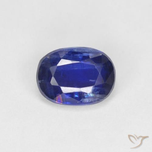 1.30ct Natural Azul profundo Dianita, oval, VS-SI