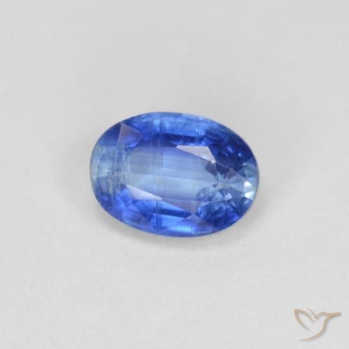 Dianita azul marinho claro Natural 1.00ct, oval, VS-SI