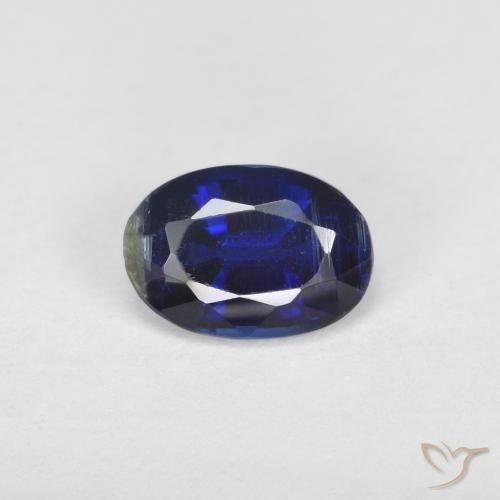 0.99ct Natural Azul Muito Profundo Dianita, oval, VS-SI