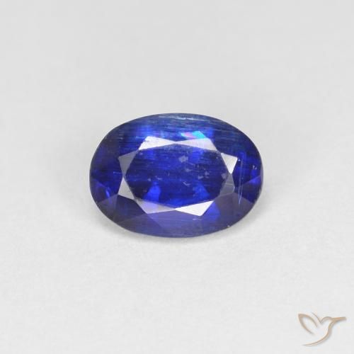 0.97ct Natural Azul escuro Dianita, oval, VS-SI