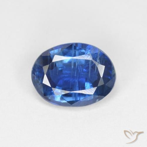1.52ct Natural azul marinho claro Dianita, oval, VS-SI