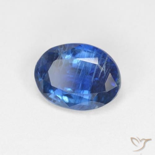 Dianita azul marinho claro Natural 1.52ct, oval, VS-SI