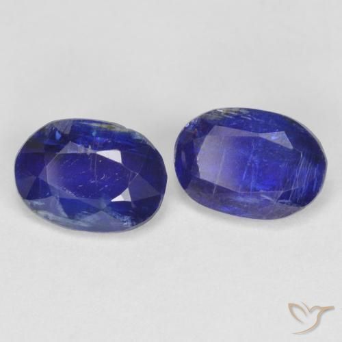 Pedras preciosas de Dianita Azul marinho intenso natural de 2.02 ct, oval, SI