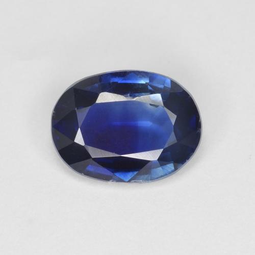 Cianita azul natural 1,36ct, corte oval, VS