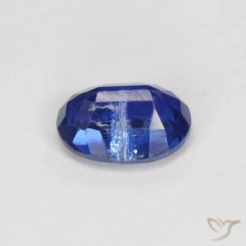 Dianita Azul marinho intenso Natural 1.02ct, oval, VS-SI