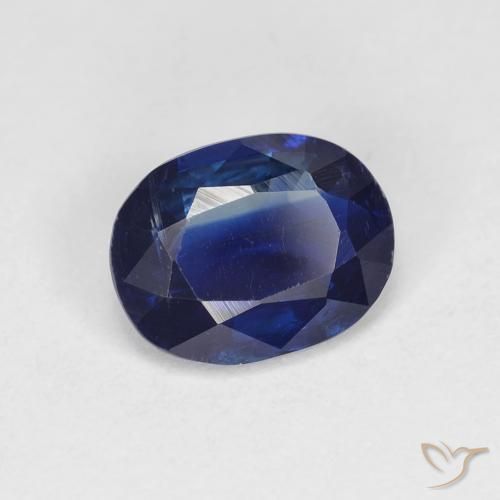 Dianita Azul-marinho Natural 1.39ct, oval, VS-SI