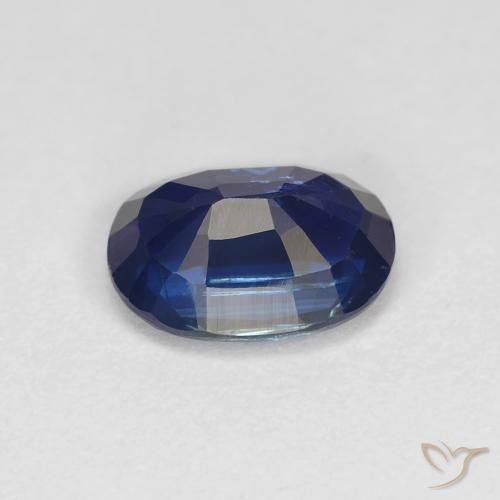 Dianita Azul-marinho Natural 1.39ct, oval, VS-SI