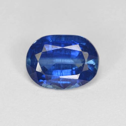 Cianita azul natural 1,41ct, corte oval, VS-SI