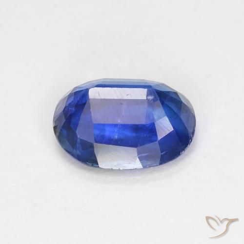Dianita azul real Natural 1.42ct, oval, VS-SI