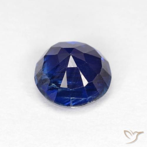 Dianita Azul-marinho Natural 1.31ct, Redondo, VS-SI