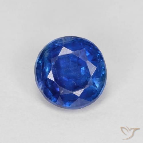 1.03ct Natural azul marinho claro Dianita, Redondo, VS-SI