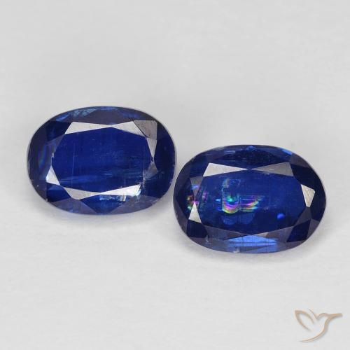2.17ctw Natural azul real Dianita, oval, VS