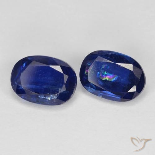 Pedras preciosas de Dianita azul real natural de 2.17 ct, oval, VS