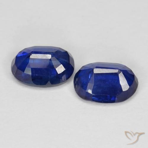Pedras preciosas de Dianita azul real natural de 2.17 ct, oval, VS