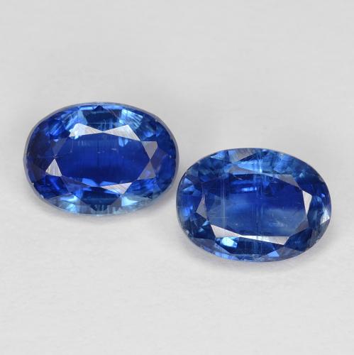 Pedras preciosas de Dianita Azul profundo natural de 2.09 ct, Corte Oval, VS-SI