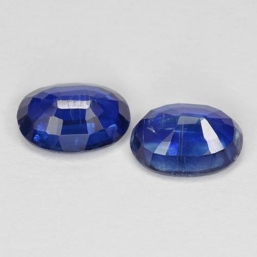 Pedras preciosas de Dianita Azul profundo natural de 2.09 ct, Corte Oval, VS-SI