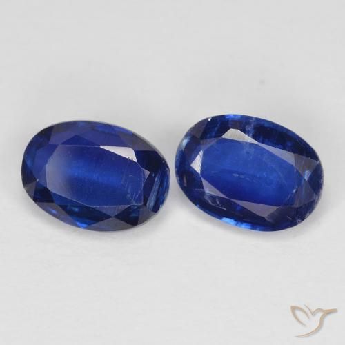 Pedras preciosas de Dianita Azul profundo natural de 1.88 ct, oval, VS